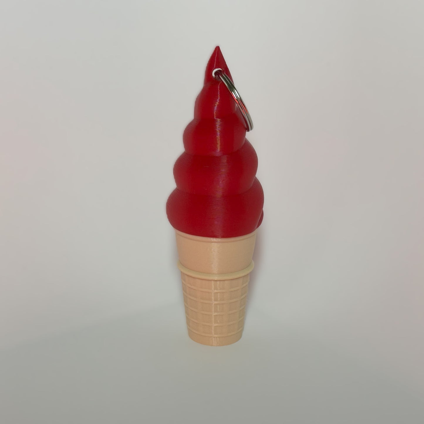 Soft Serve Lip Balm Keychain
