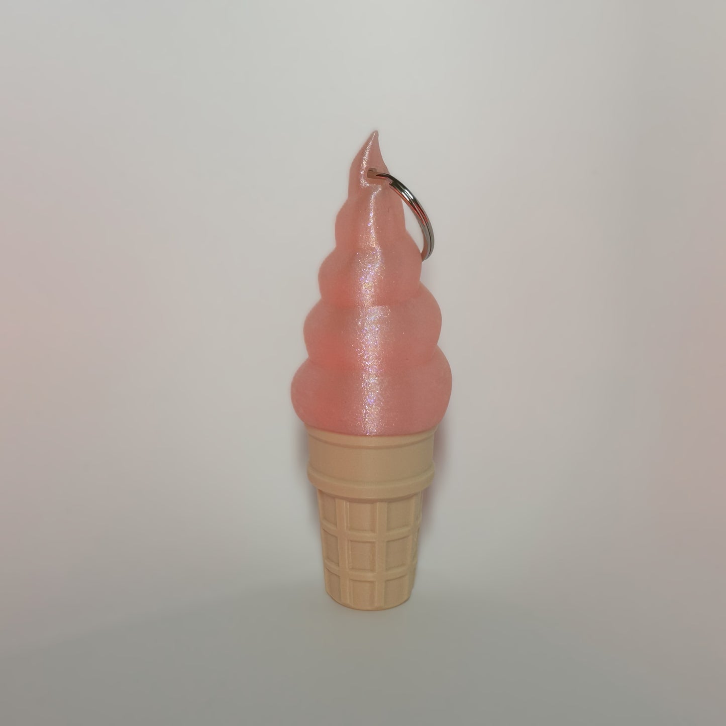 Soft Serve Lip Balm Keychain