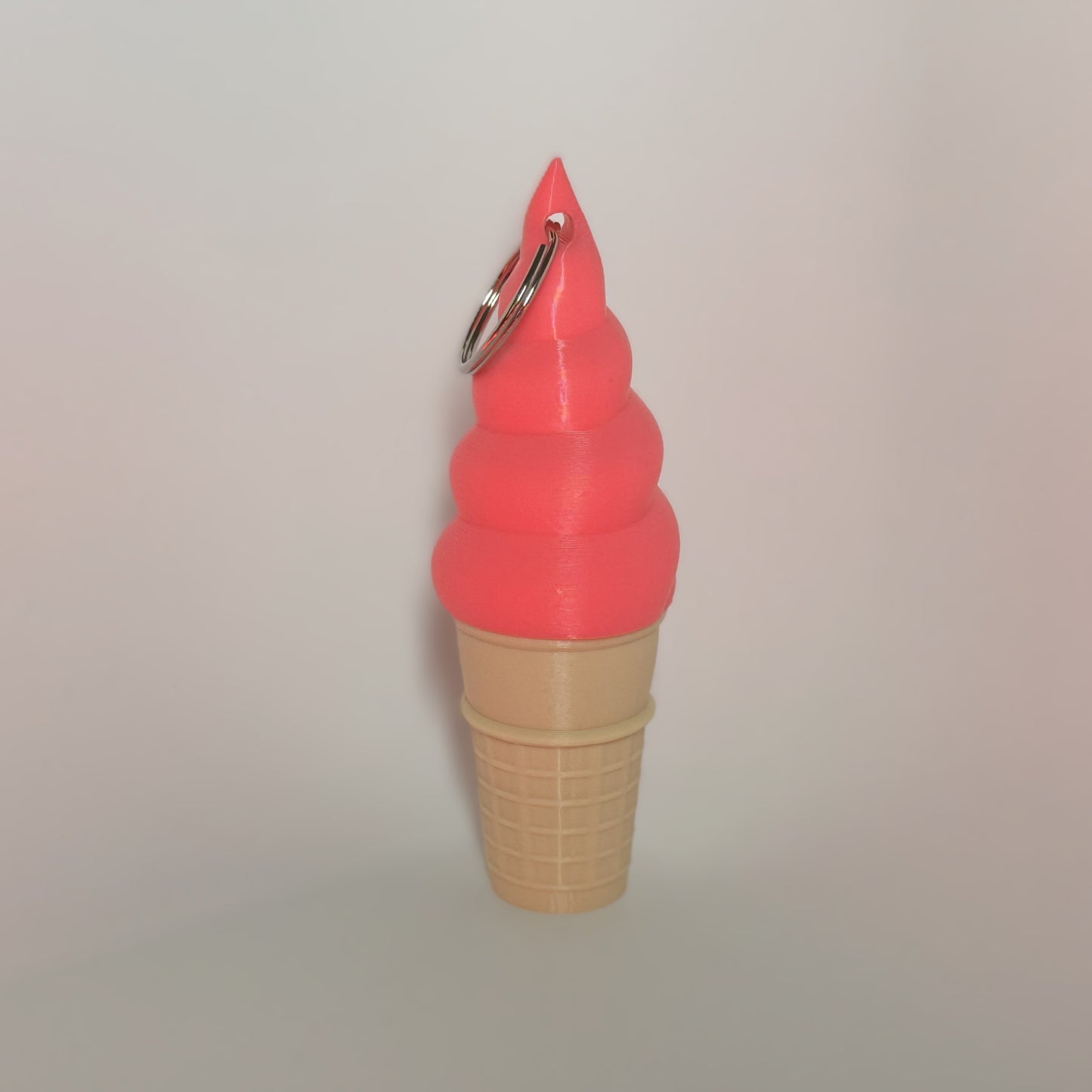Soft Serve Lip Balm Keychain