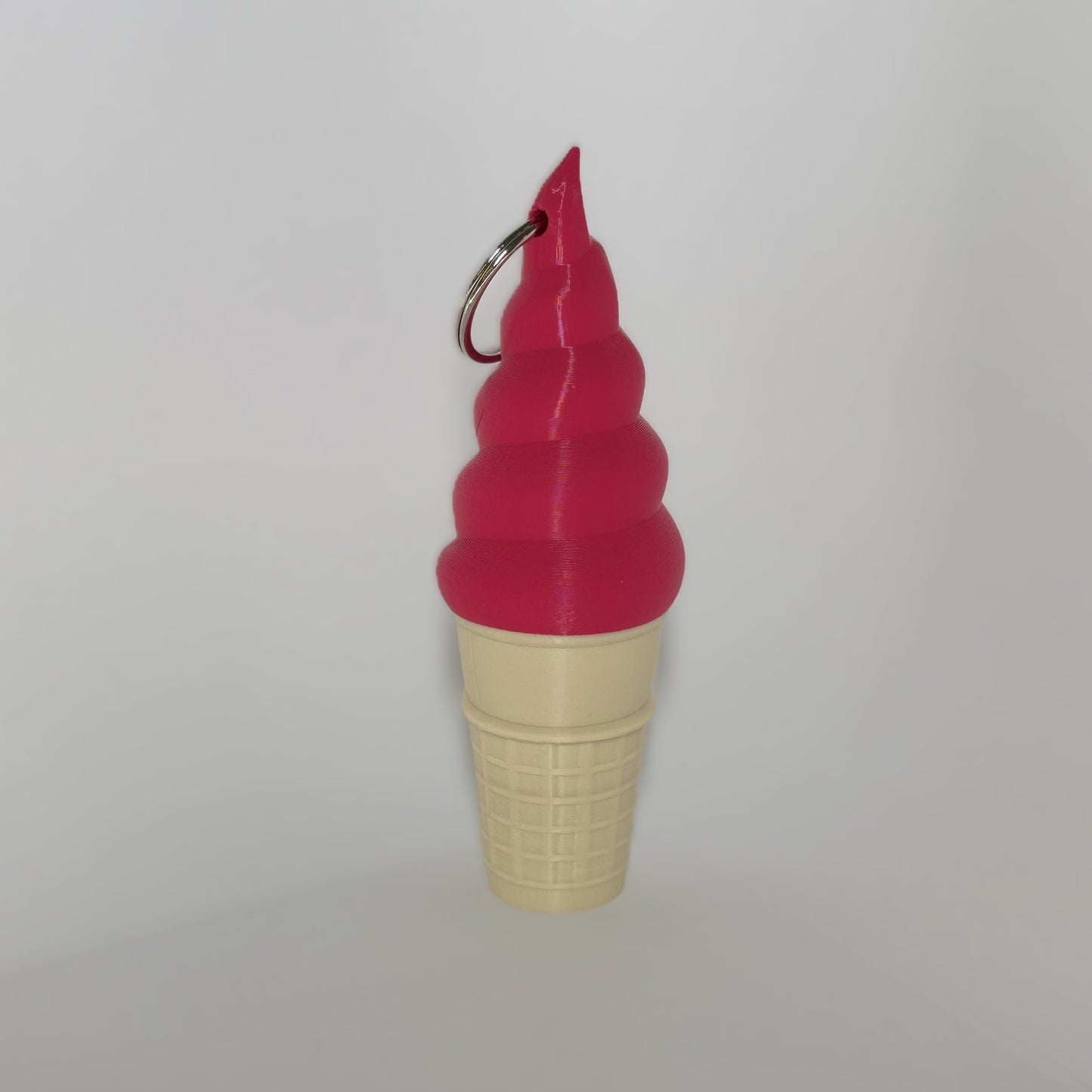 Soft Serve Lip Balm Keychain
