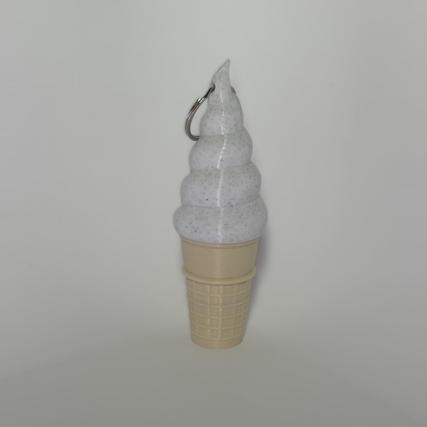 Soft Serve Lip Balm Keychain