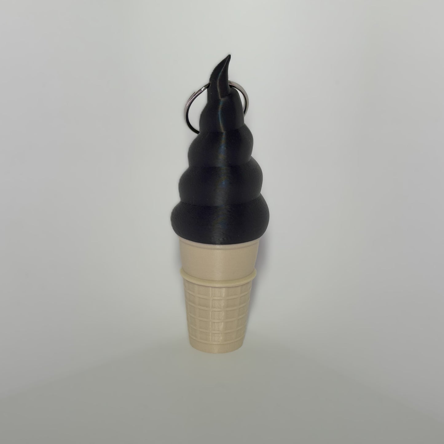 Soft Serve Lip Balm Keychain