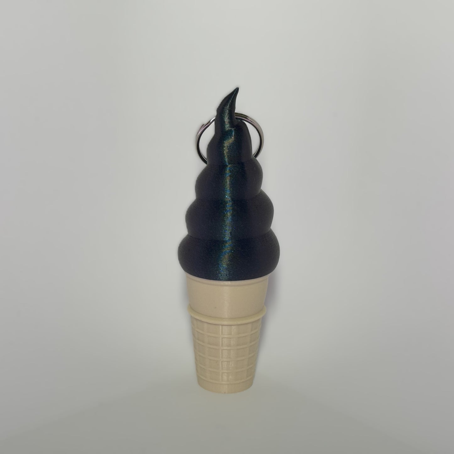 Soft Serve Lip Balm Keychain