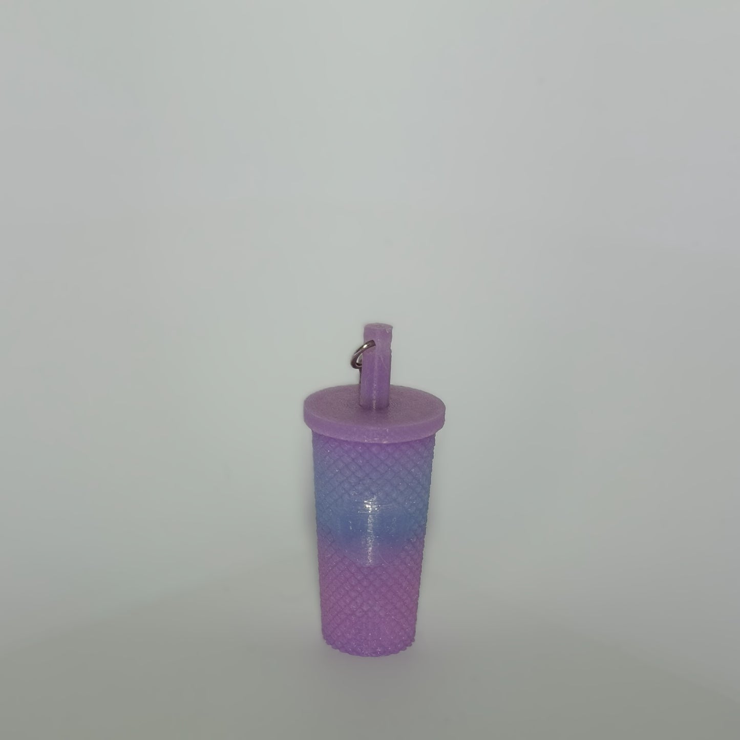 Straw Cup Tumbler Keychain