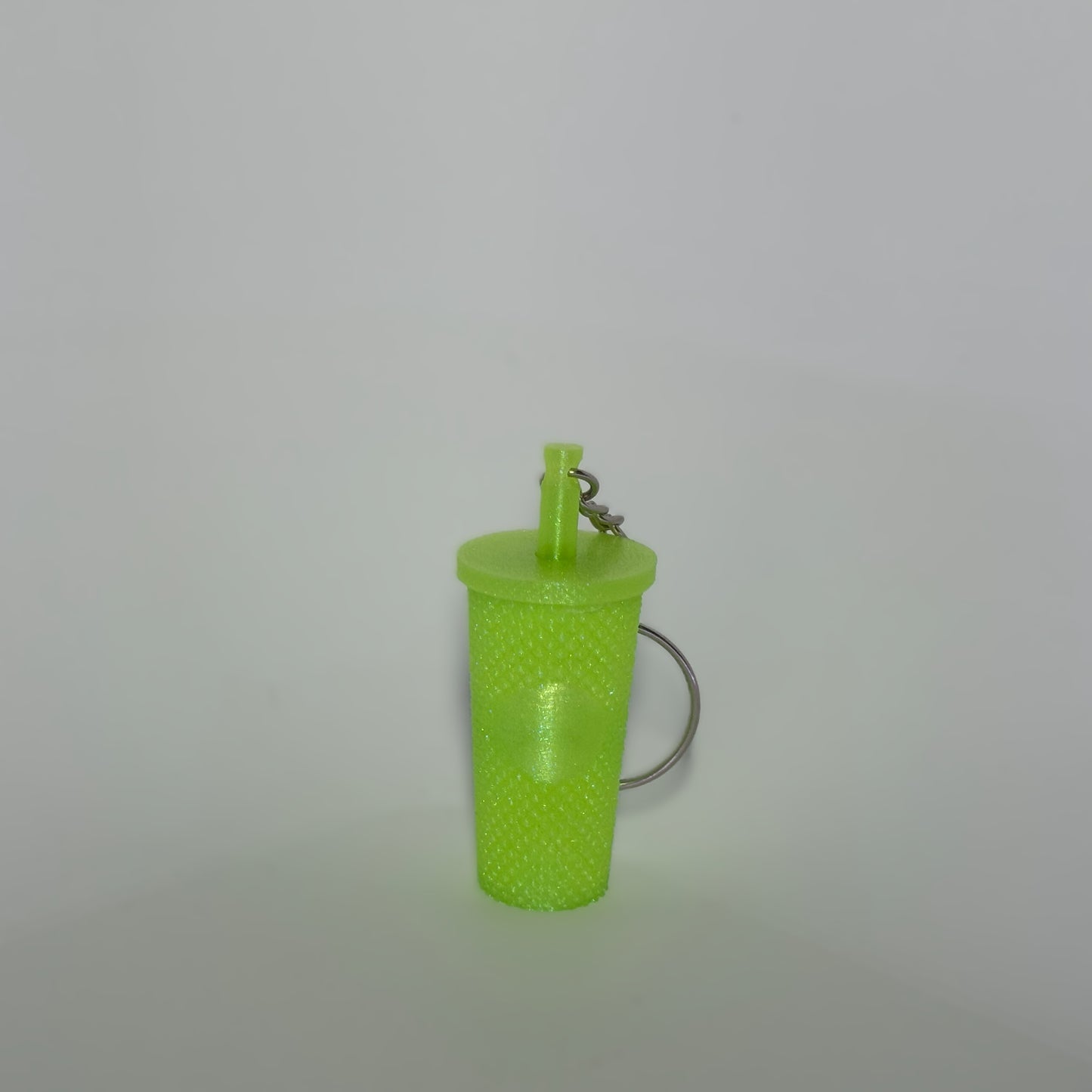 Straw Cup Tumbler Keychain