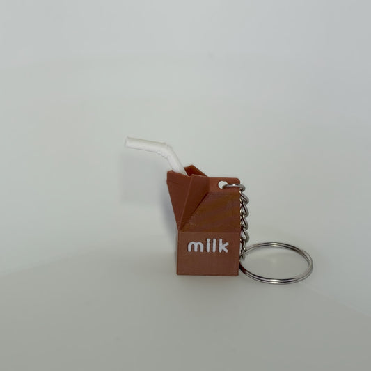 Milk Carton Keychain (Random Color)