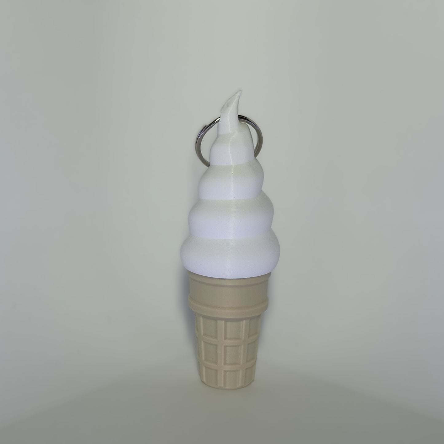 Soft Serve Lip Balm Keychain