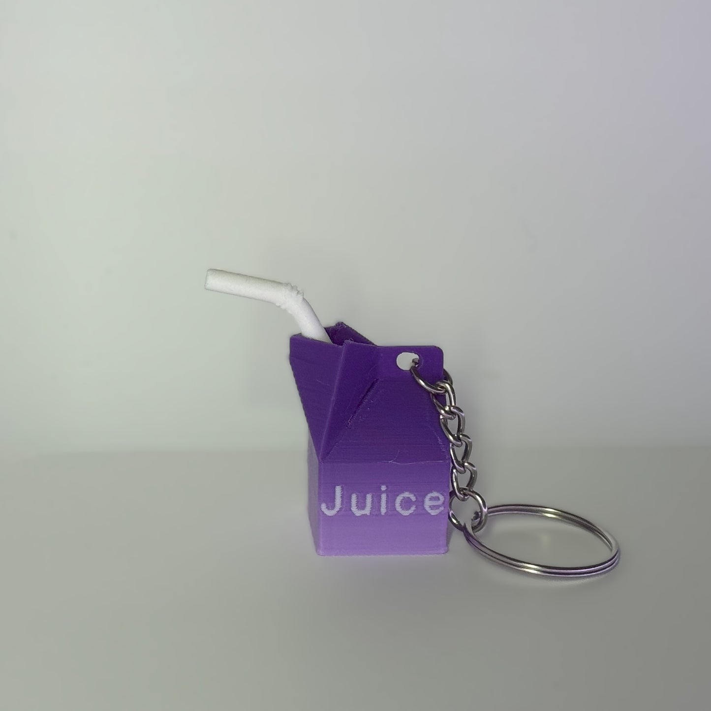 Juice Carton Keychain