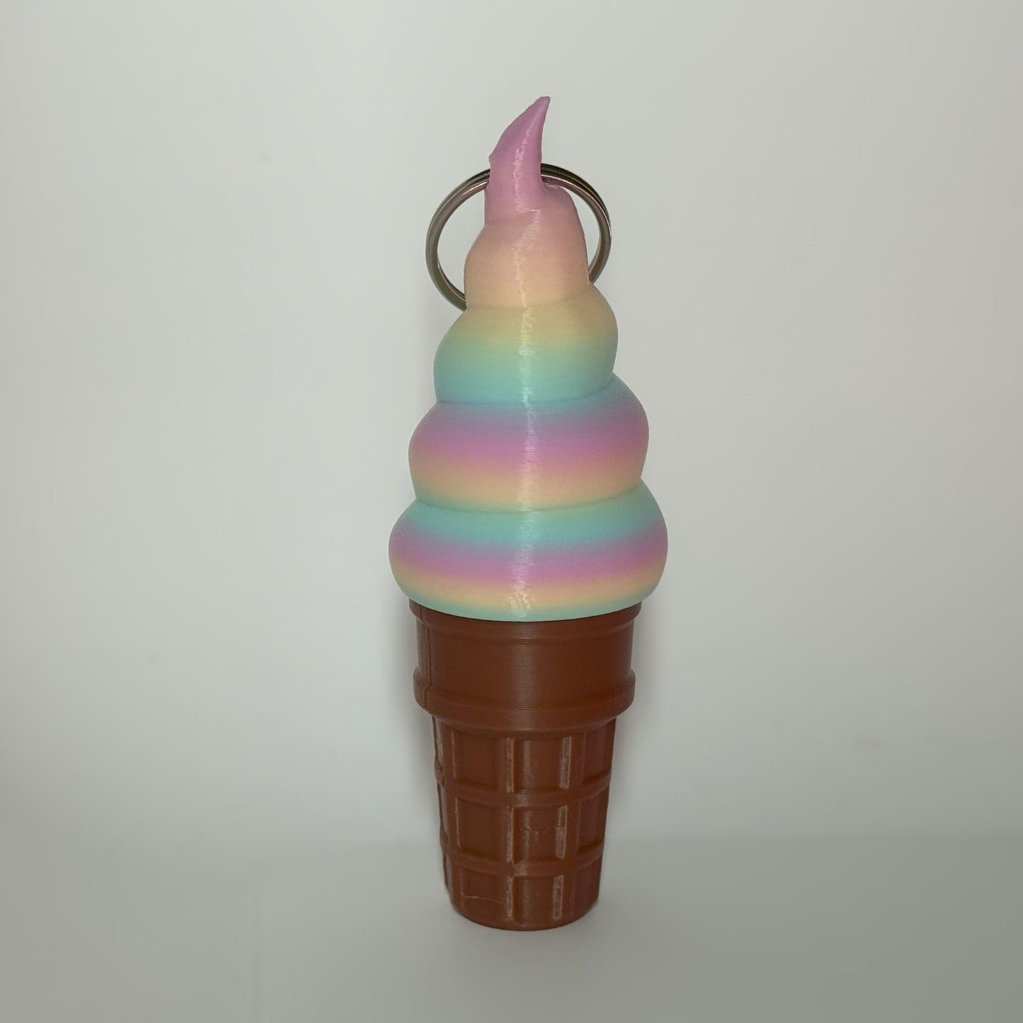 Soft Serve Lip Balm Keychain