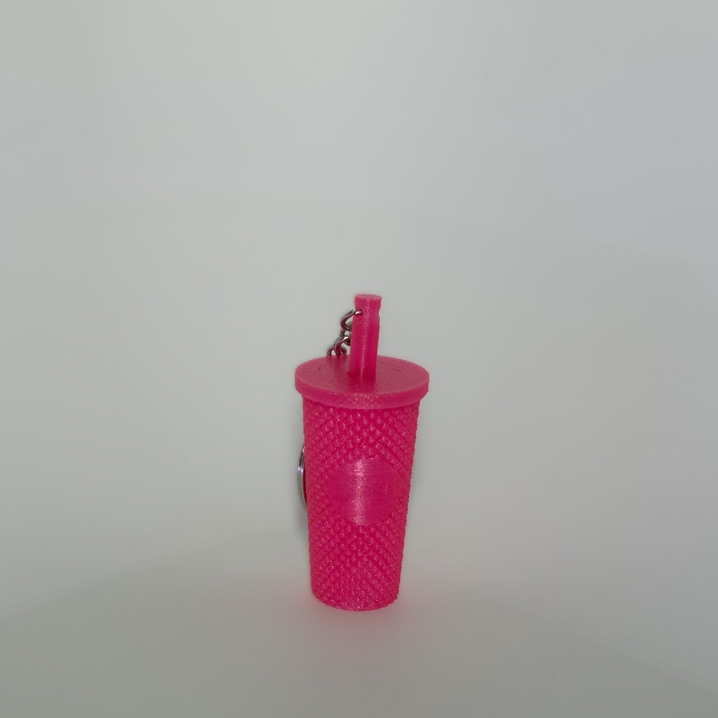 Straw Cup Tumbler Keychain