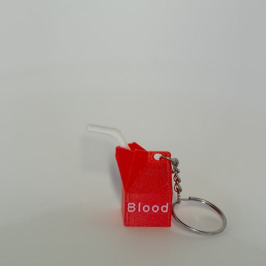 Blood Carton Keychain