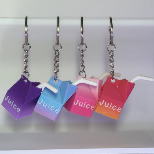 Juice Carton Keychain
