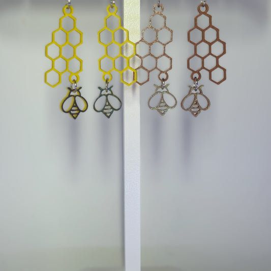 Honeycomb Earrings