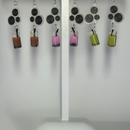 Milk Tea Earrings (Random Color)